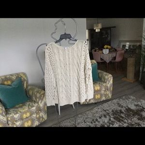 Autumn cashmere fringe sweater